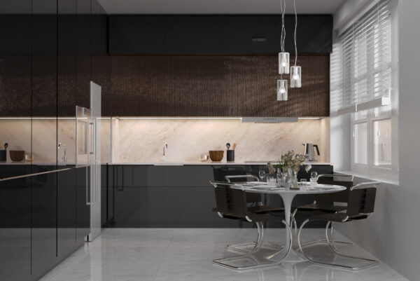 UV LAK Panel High Gloss Dark Grey SGL-285 - Image 2