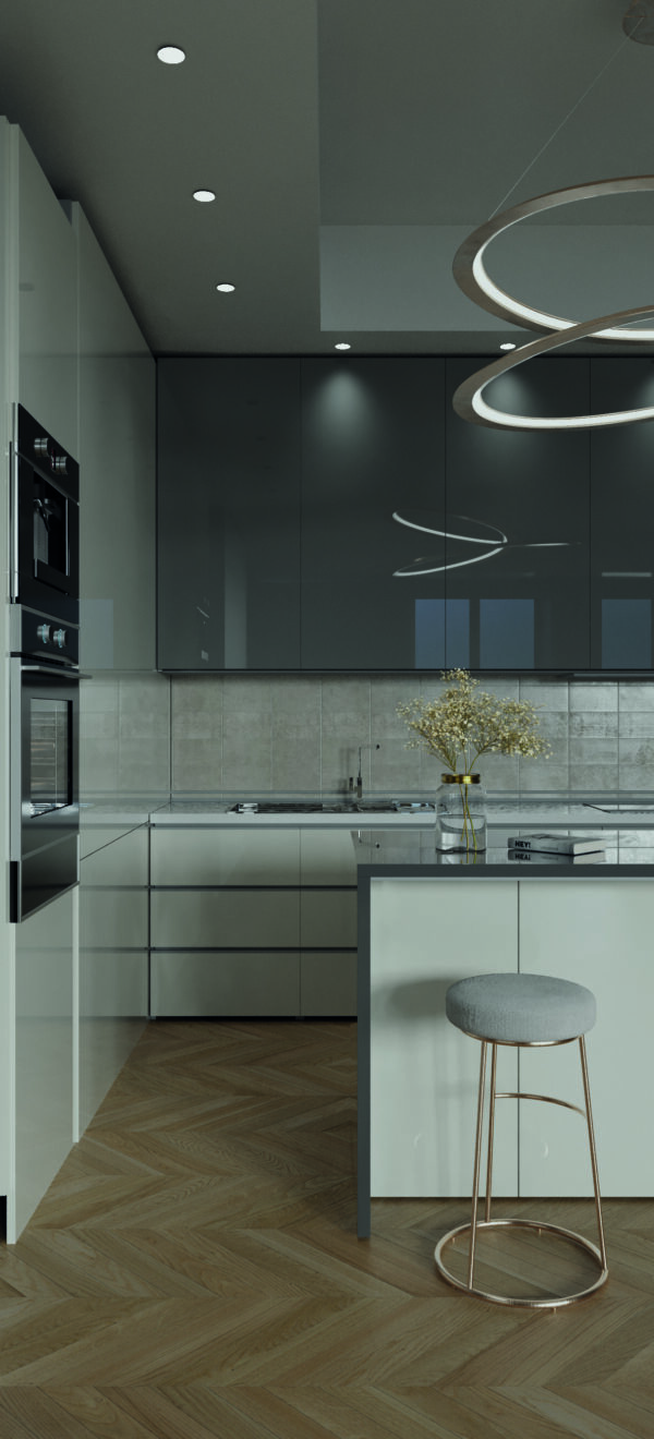 UV LAK Panel High Gloss Mist Grey SGL-828 - Image 2