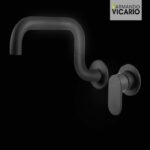 Μπαταρία Τοίχου Laundry Vicario Black Matt