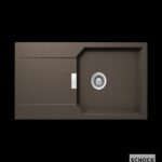 Νεροχύτης κουζίνας SCHOCK, γρανίτη 100 x 51εκ. cristalite manhattan, χρώμα mocha