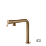 Μπαταρία Νεροχύτη Gessi Fisso, Warm Bronze Brushed PVD