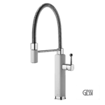 Μπαταρία Νεροχύτη Gessi Happy, Matt White Chrome