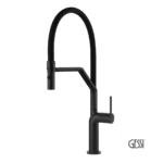 Μπαταρία Νεροχύτη Gessi Stelo, Black Matt