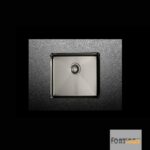 Νεροχύτης Ανοξείδωτος Υποκαθήμενος Fortinox Squadro Black Brushed