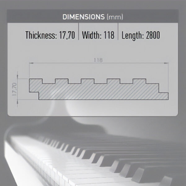 Wall Profiles – WP01 Slats 18mm - Image 4